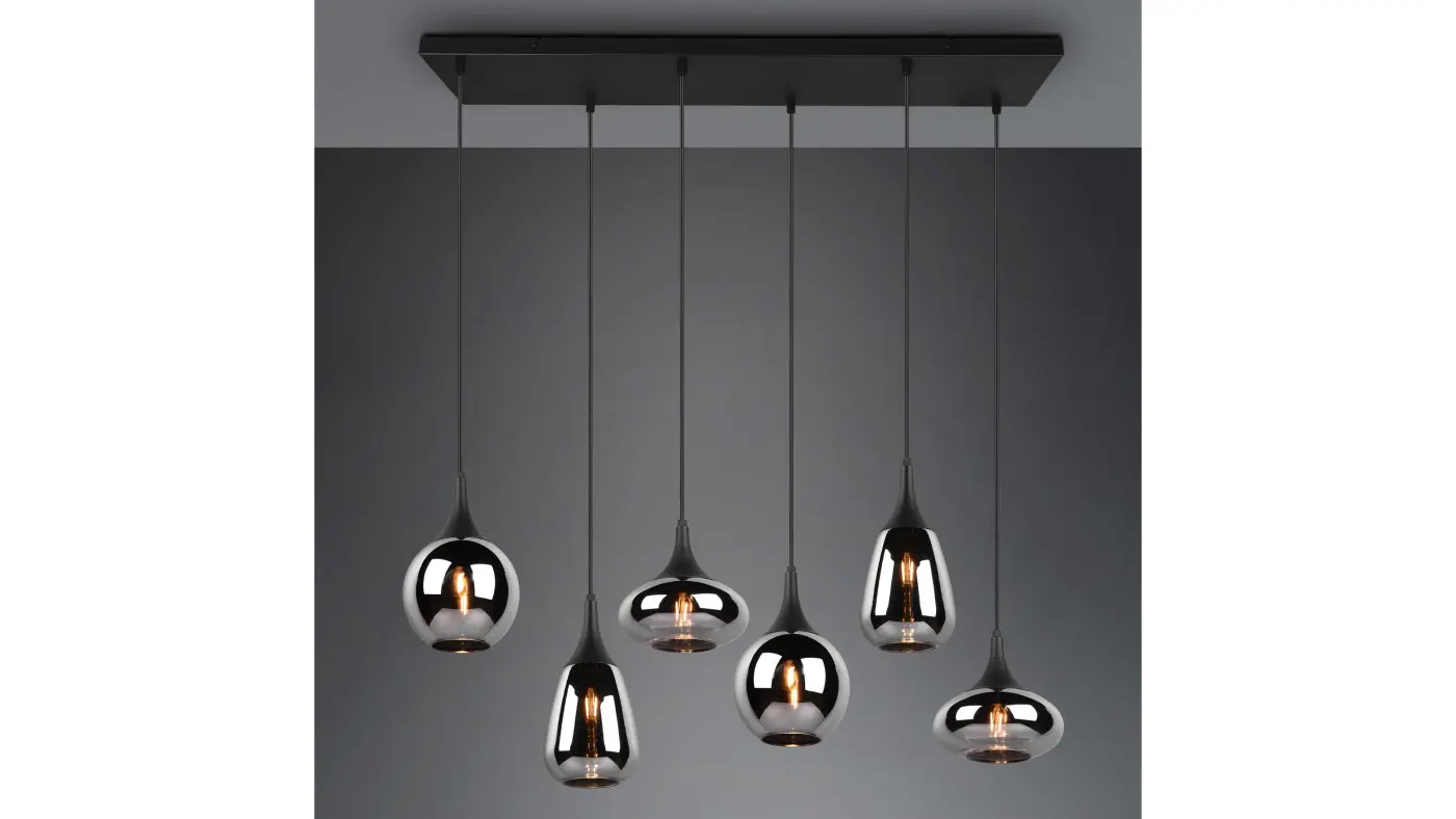 Pendelleuchte Schwarz matt -  LUMINA