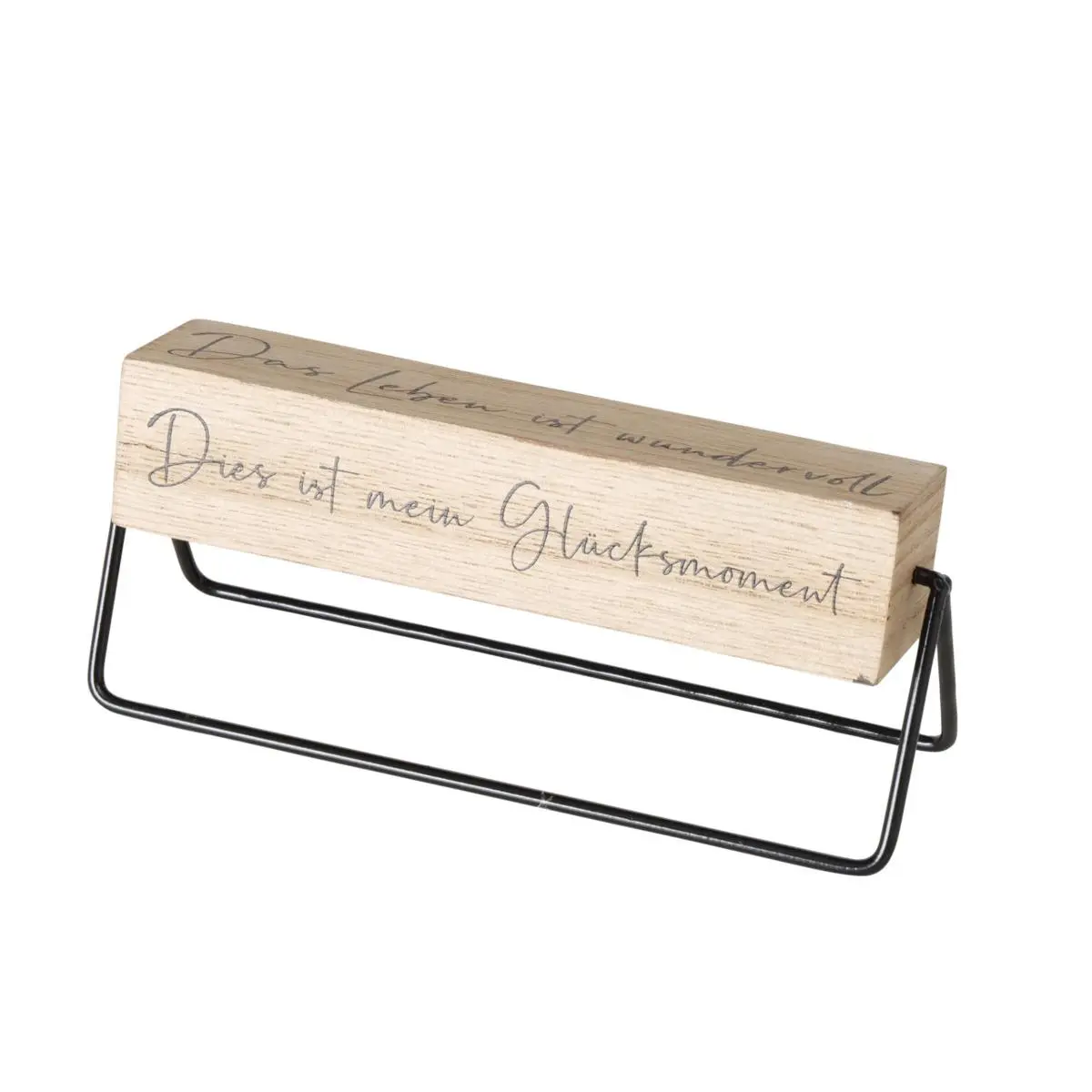 Schild 600, 750 Natur, Schwarz - 2026879 GLÜCKSMOMENT
