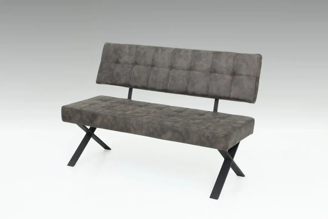 Vorstellbank 56/28 Kunstleder Vintage braun /_anthrazit - 920074 DONNA B