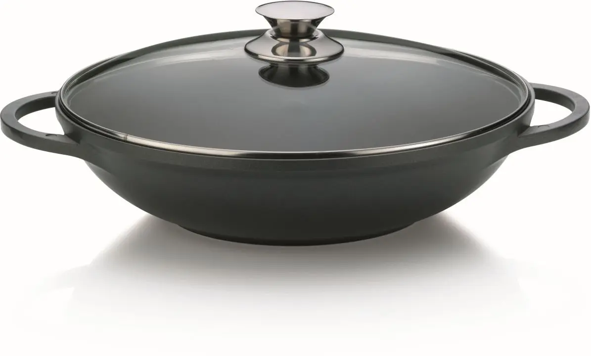 Wok Kerros Aluguss 8,5cmh 32cm 15157