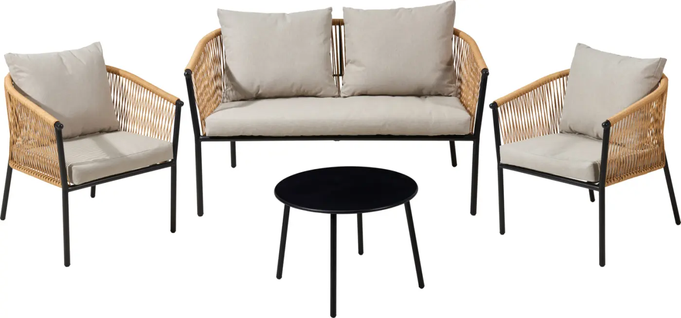 Gartenmöbel-Set 4-teilig