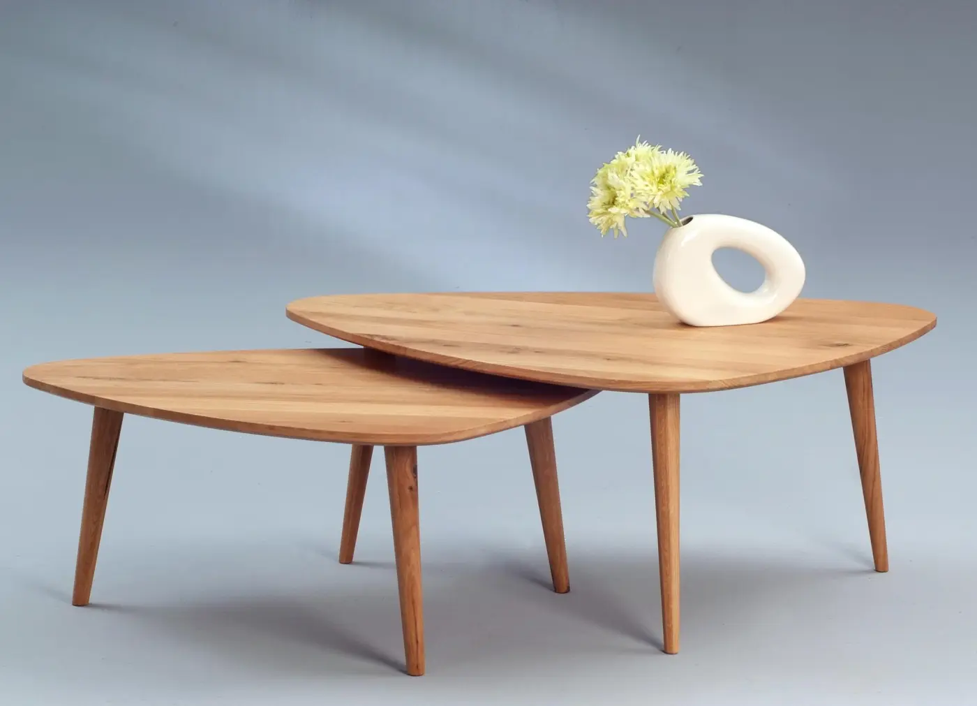 Couchtisch Wildeiche massiv geölt  - 258322 ELEN 2