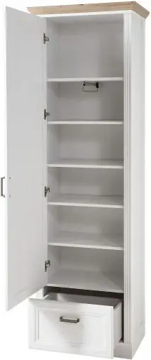 Garderobenschrank Pinie hell MDF/Absetzung Artisan Eiche Nb. - 3B B1 UH 01 JASMIN GARDEROBE