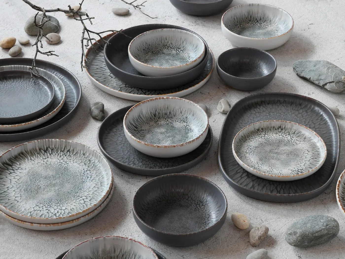 Dippschale anthrazit -  UNO VOLCANO