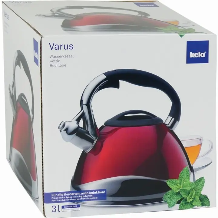 Wasserkessel Varus Rot 11658