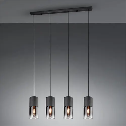 PL 4x E27, ohne Leuchtmittel