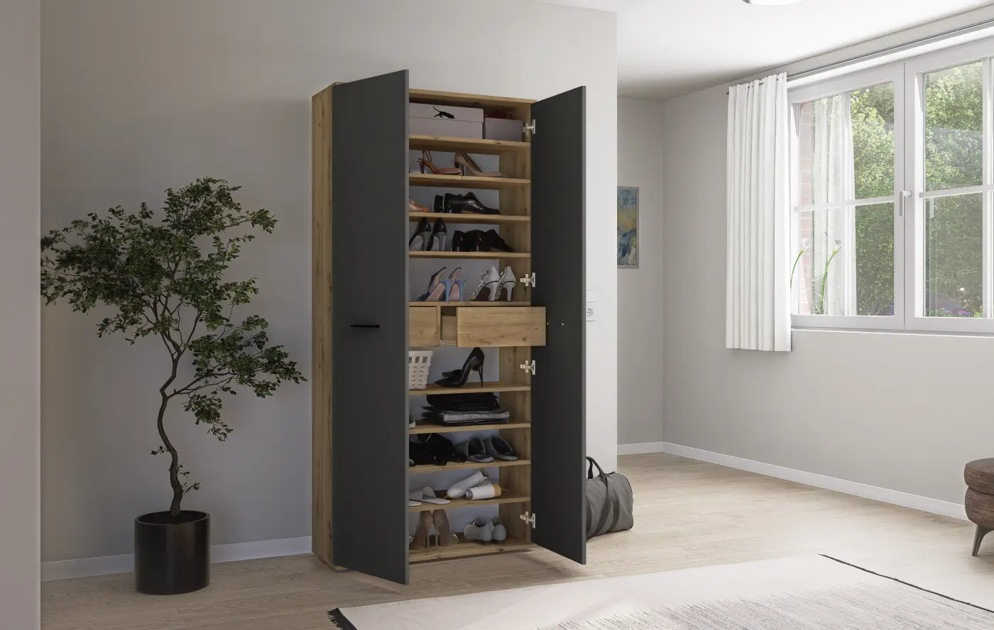 Schuhschrank LEON 36-074-U2