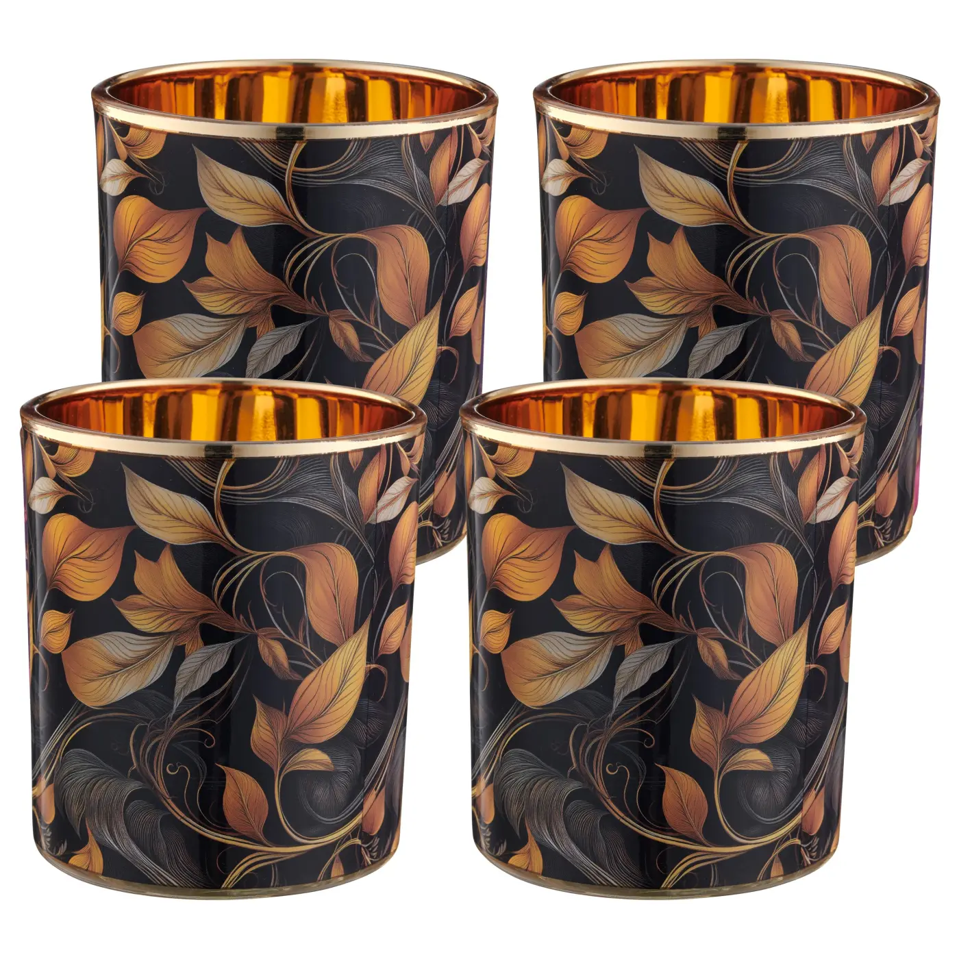 Glas 24 schwarz -  DOMINGO