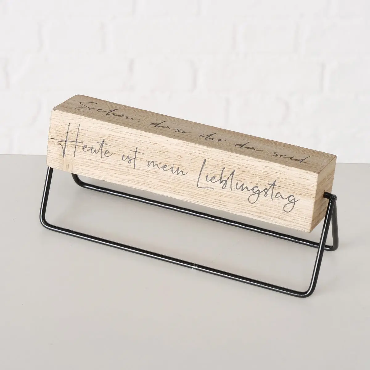 Schild 600, 750 Natur, Schwarz - 2026879 GLÜCKSMOMENT